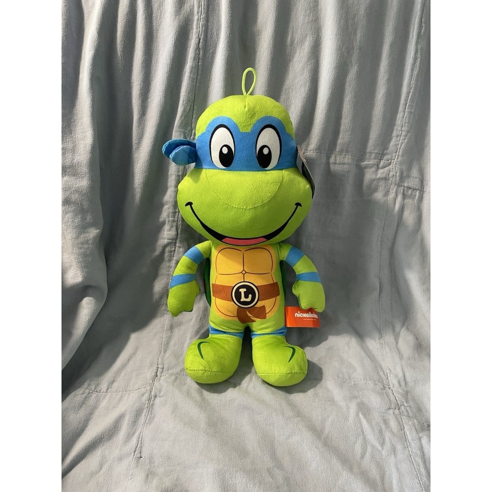 NEW Nickelodeon Teenage Mutant Ninja Turtle Plush Stuffed Toy 13" - Leonardo